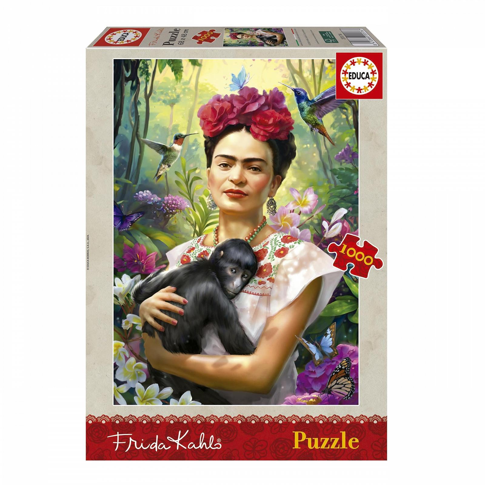 Пазл Educa Frida Kahlo Garden of Life 20176 1000 элементов 48 x 68 см Fix Puzzle Glue, фото №1