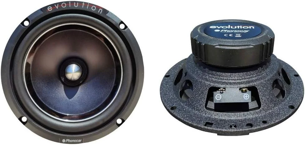 Автомобільні динаміки Phonocar 02625 / 165мм / 2х140 Вт / 4 Ом / 92 дБ / Чорні, фото №1 Автомобільні динаміки Phonocar 02625 / 165мм / 2х140 Вт / 4 Ом / 92 дБ / Чорні, фото №1