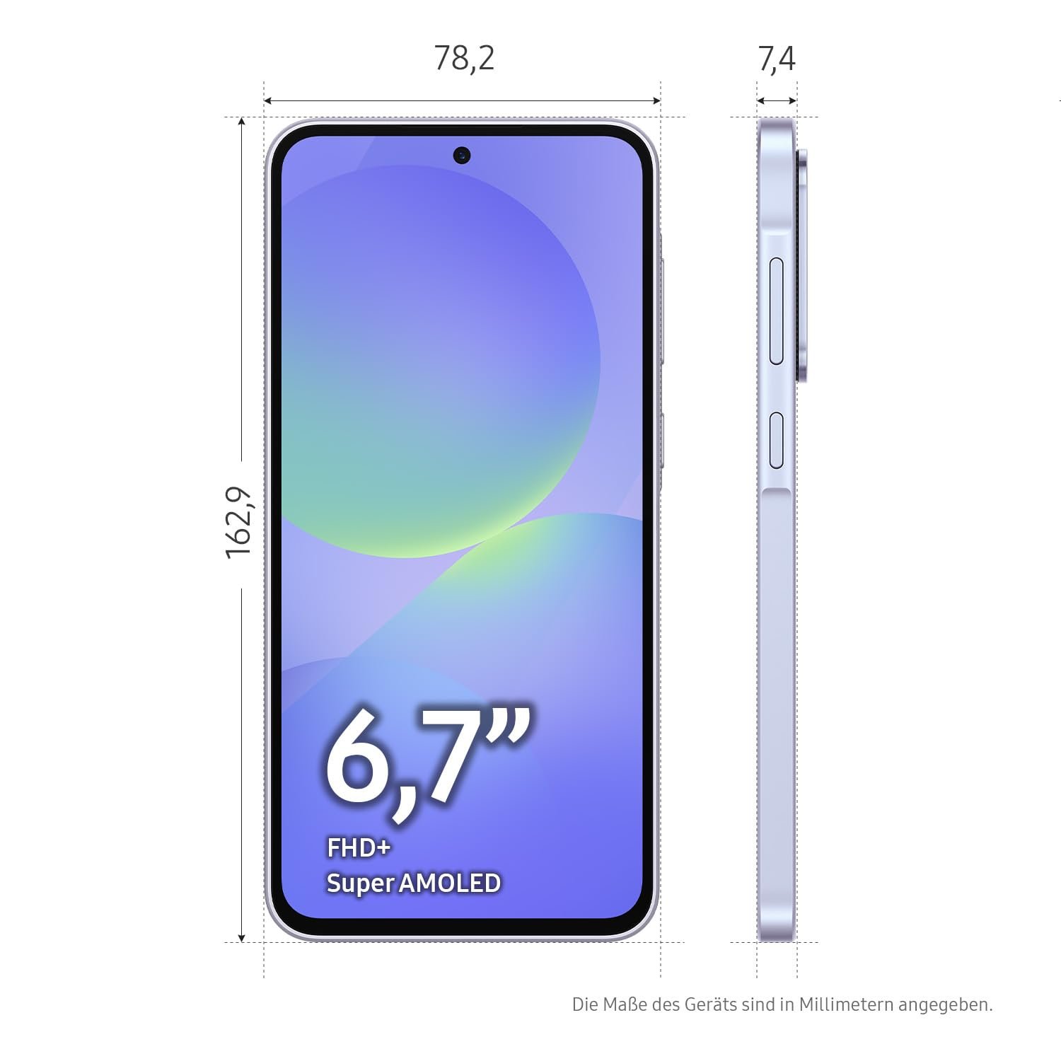 Смартфон Samsung Galaxy A36 5G AI 6 ГБ RAM 128 ГБ 50 Мп Потрясающая лаванда, фото №7 Смартфон Samsung Galaxy A36 5G AI 6 ГБ RAM 128 ГБ 50 Мп Потрясающая лаванда, фото №7