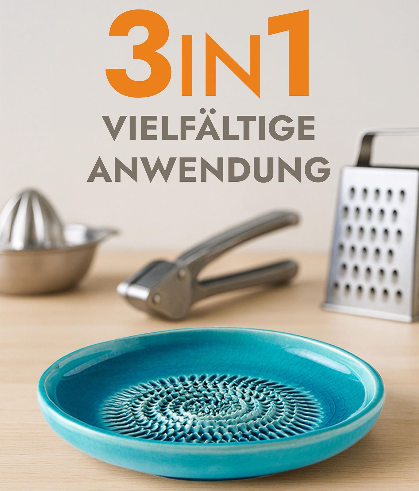 Терка-тарелка evergrate Geniales Duo Ocean Motif, фото №2 Терка-тарелка evergrate Geniales Duo Ocean Motif, фото №2