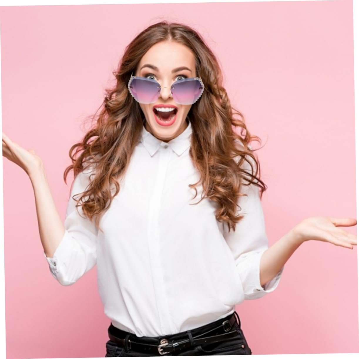 Сонцезахисні окуляри Жіночі VALICLUD Блискучі, 2 шт, фото №4