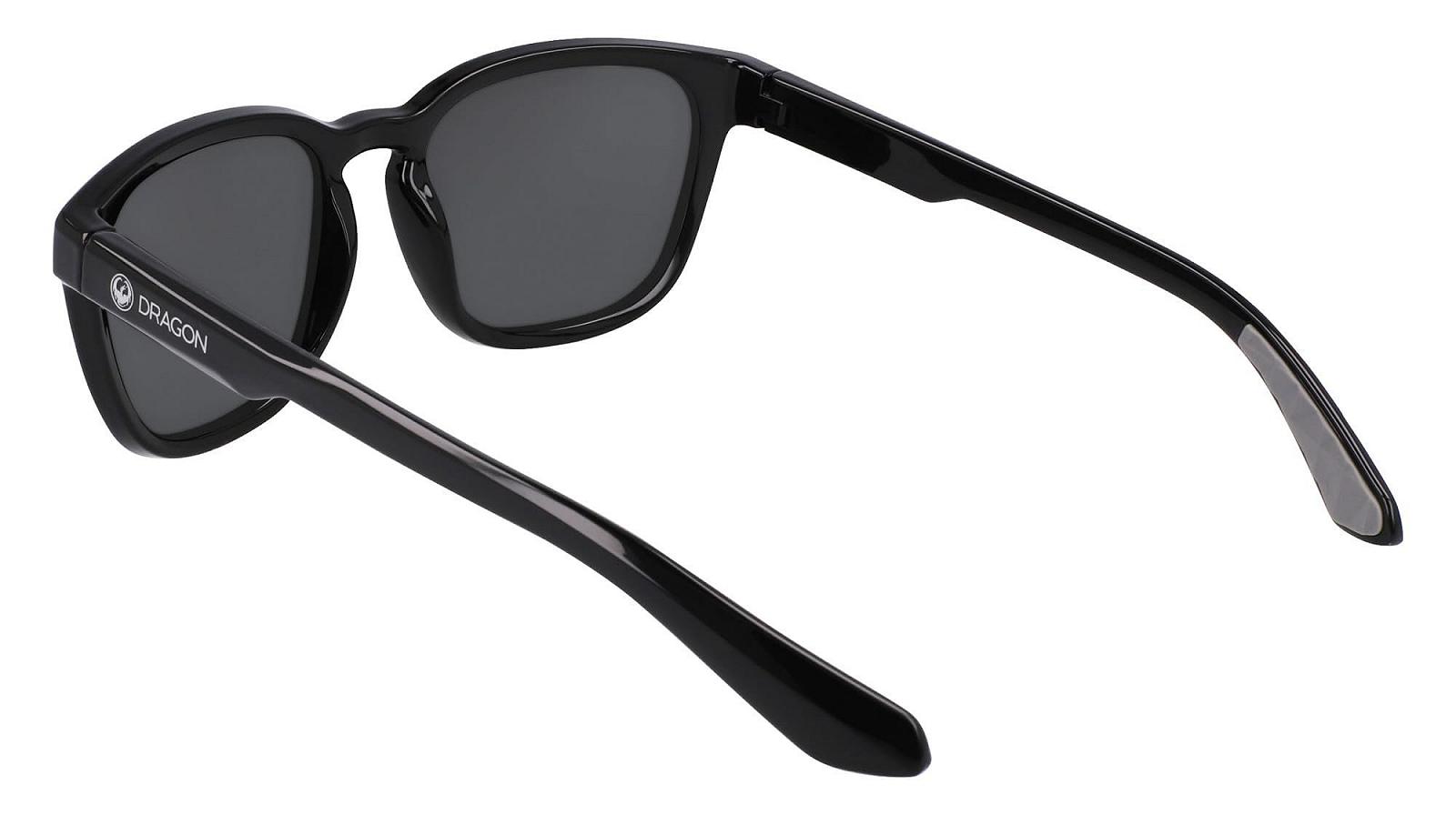 Унісекс Сонцезахисні окуляри Dragon Dune, Shiny Black з димчастими лінзами, One Size, глянцевий чорний з димчастим склом, фото №4