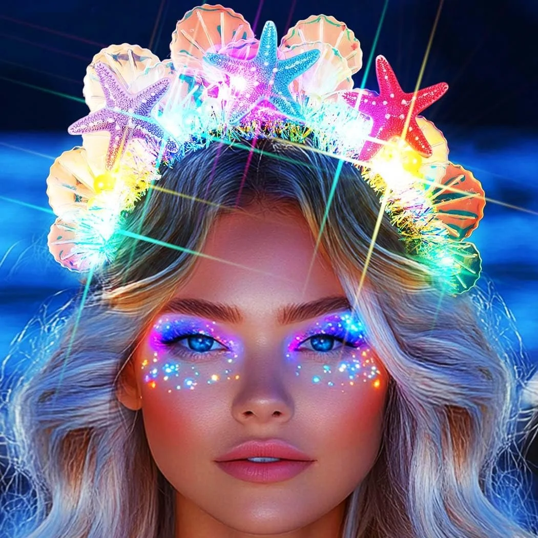 Обруч для волосся Zoestar, що світиться, фото №7