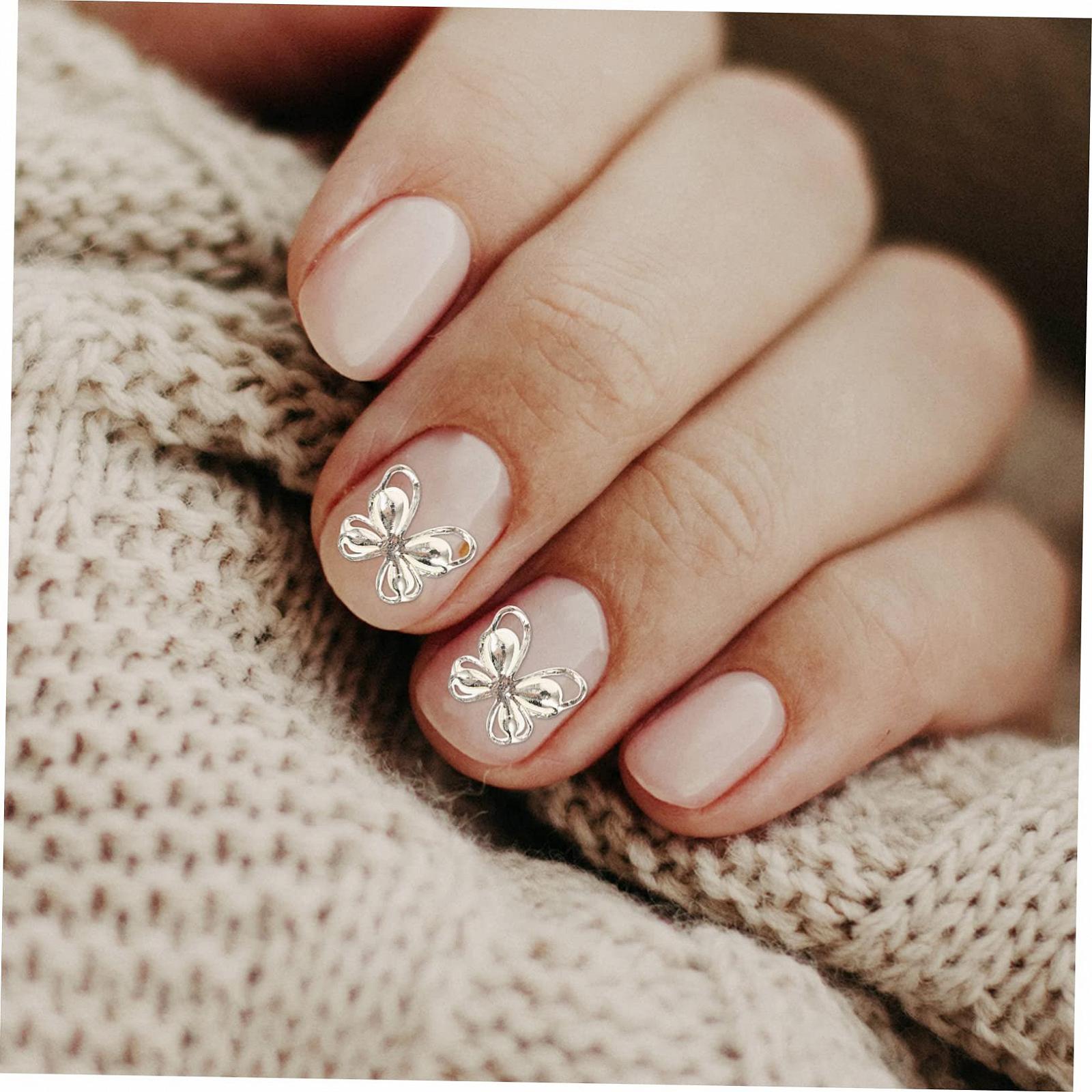 Украшение для ногтей Бабочки 5 наборов Healeved 3D, фото №3