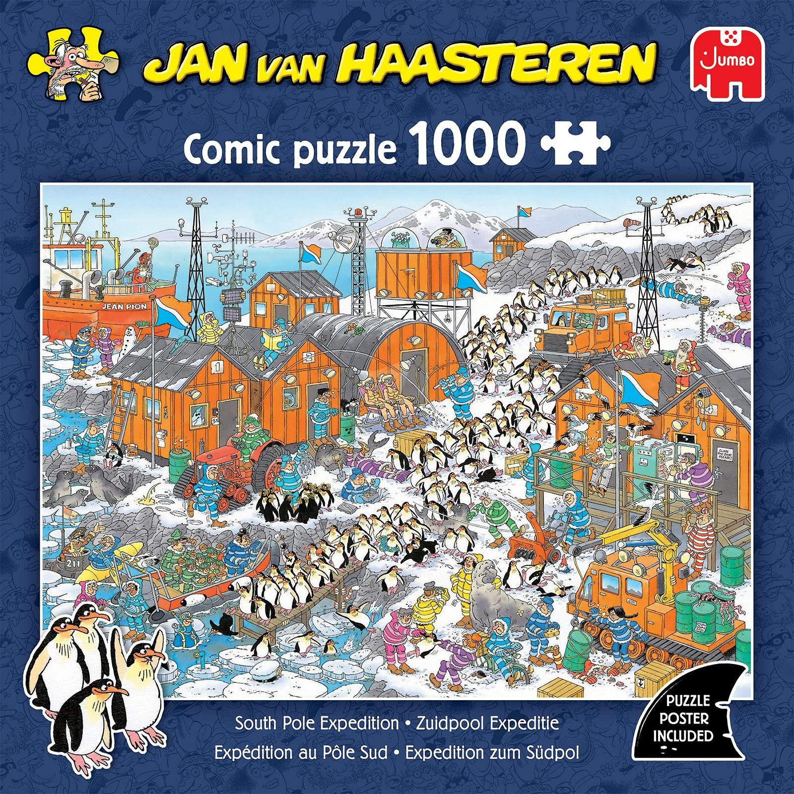 Пазл Jan Van Haasteren JVH Shipping to the South Pole - South Pole Expedition 1000 деталей Jumbo 100% перероблений картон, фото №2