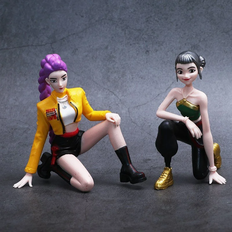 Набір фігурок Кпоп мисливиці на демонів KPop Demon Hunters 6 шт: Румі, Міра, Зої дитячі іграшки 8 см, фото №7