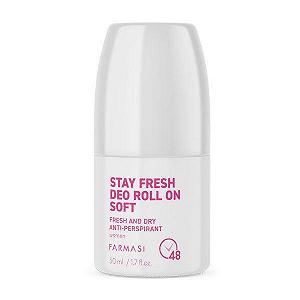 Женский роликовый антиперспирант свежесть и сухость Soft 50 мл Stay Fresh Deo Roll On - Фото 1