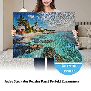 Пазл Summer Beach Breeze 1000 деталей 70 x 50 см для дорослих складний synthetic.ua - Фото 1