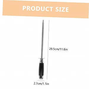 Мусат Ciieeo з нержавіючої сталі з ергономічною ручкою висувний synthetic.ua - Фото 1