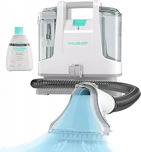 Моющий пылесос для химчистки мебели и ковров HAUSHOF HH24041AU / 400 Вт / 9000 Па / Бак 1.1 л / Шнур 3 м / Серебристый - Фото 1