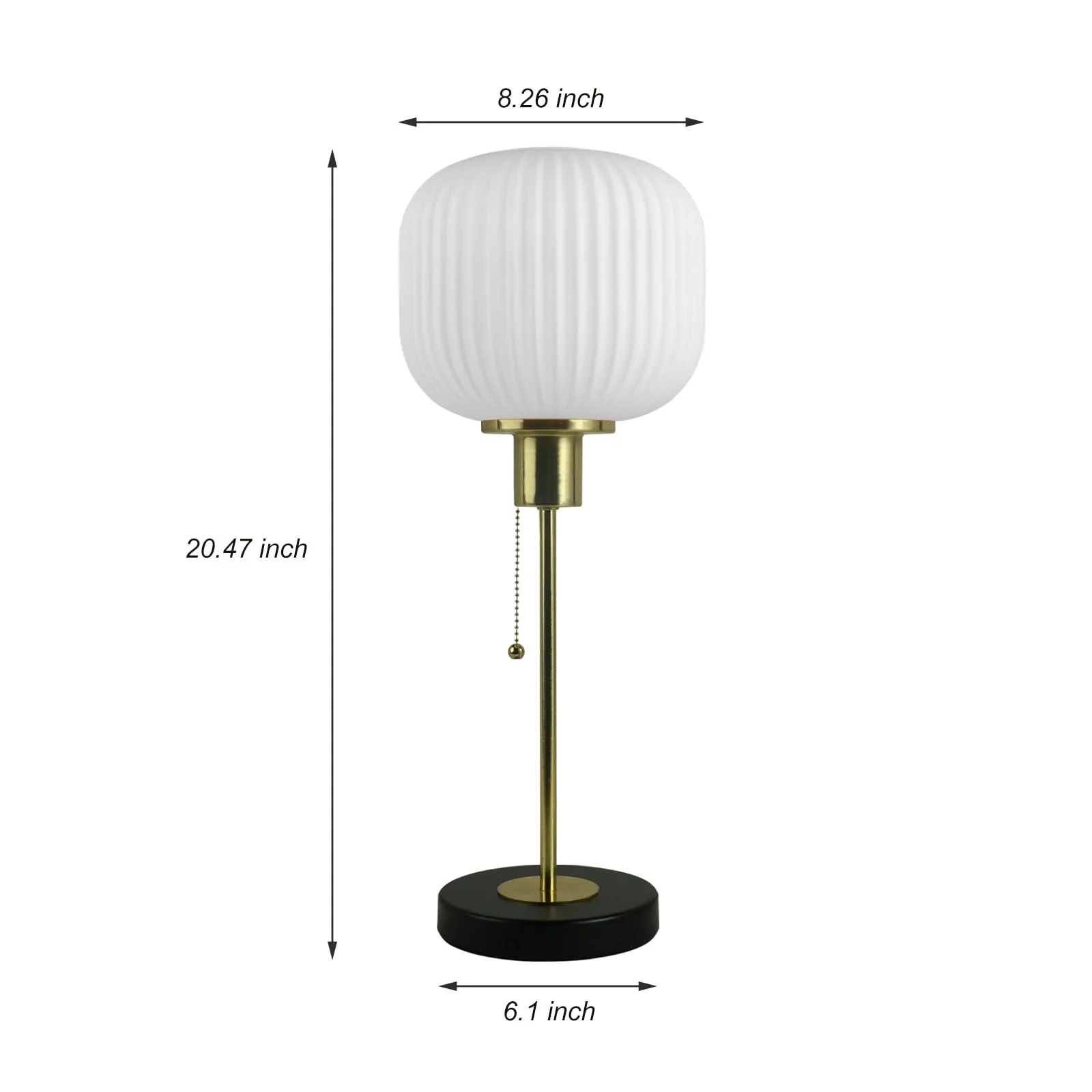 Настільна лампа himmel Lanterns 60 Вт Антична латунь, фото №7