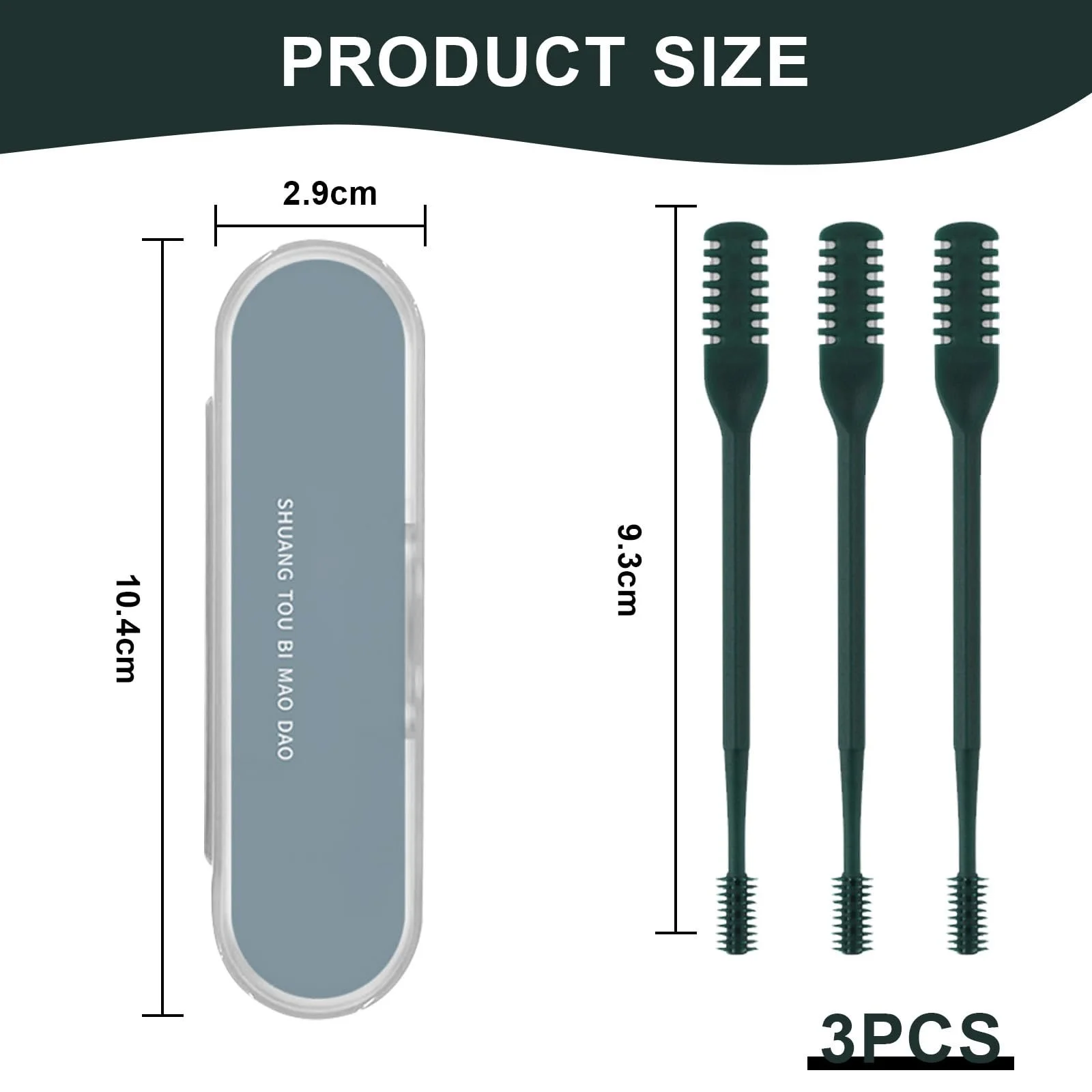 Тример Landrain Men's Nose Razor Nose Hair Remover Темно-зелений, фото №5