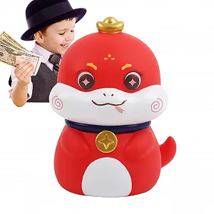 Скарбничка Рік змії велика декоративна для дітей - Фото 1