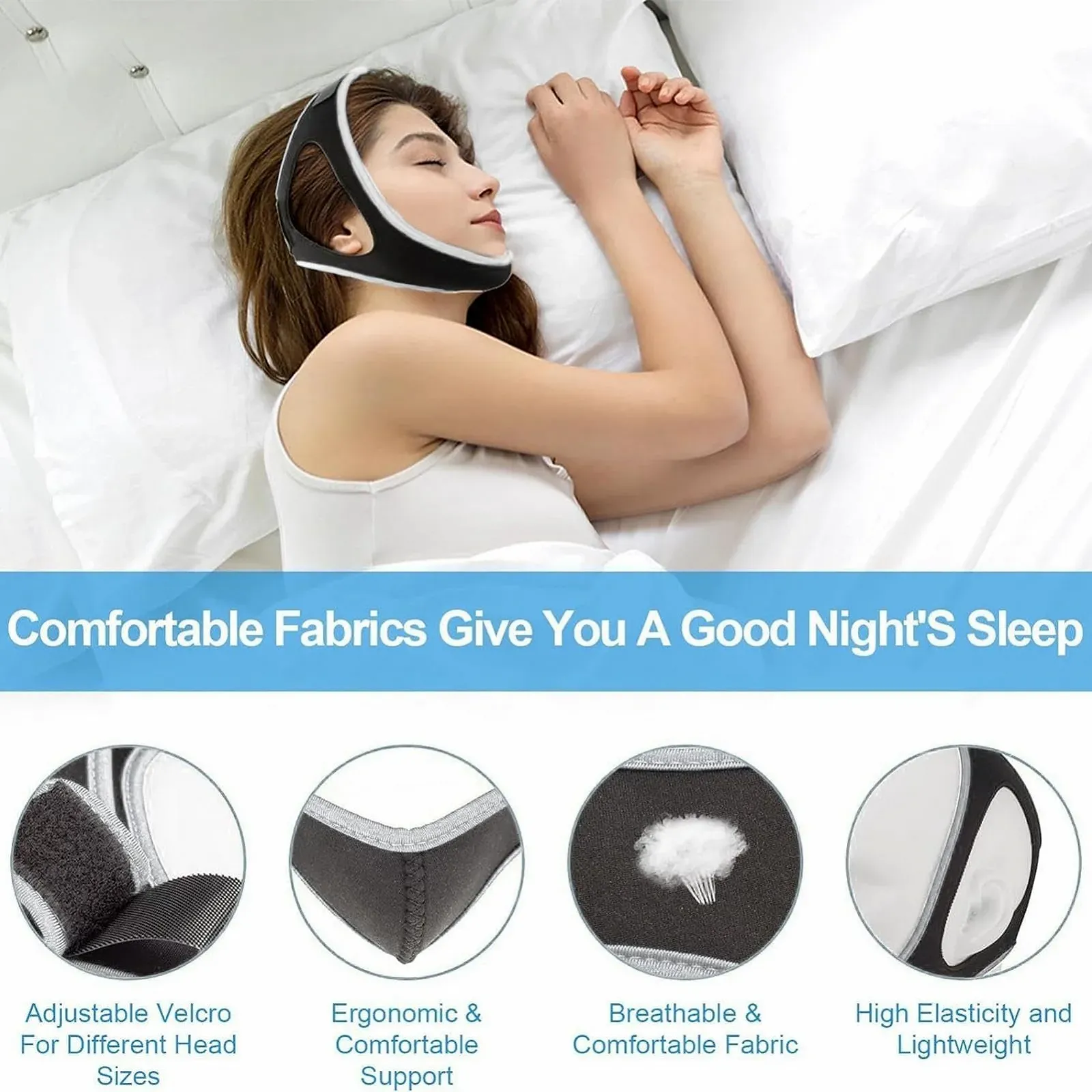 Ремешок на подбородок против храпа, фото №2