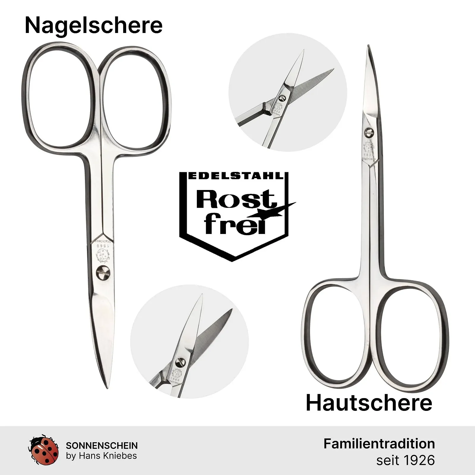 Набір для манікюру Sonnenschein by Hans Kniebes 6 предметів, фото №3