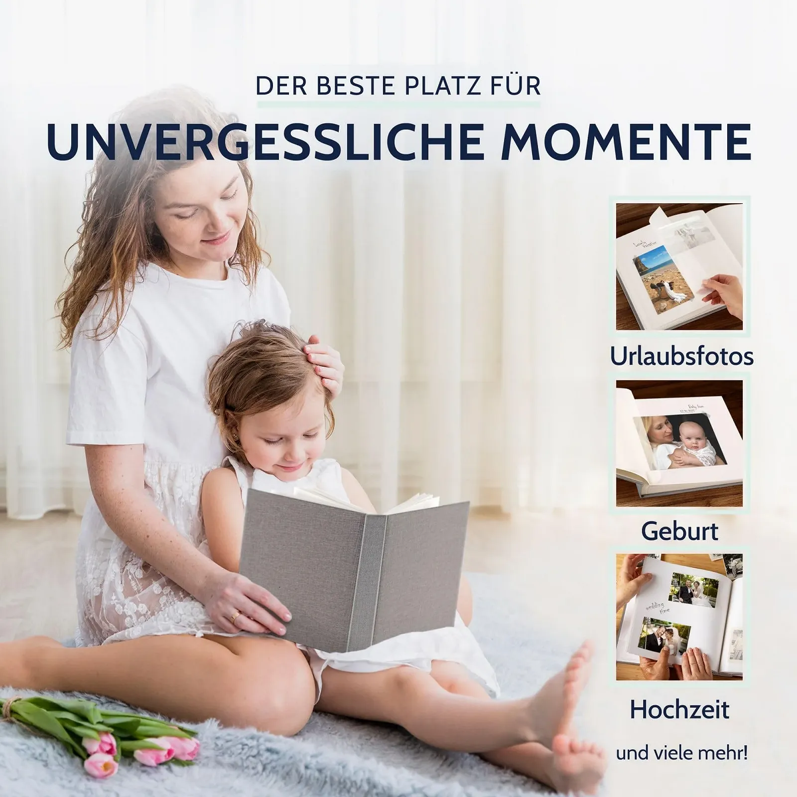 Фотоальбом Goldbuch Summertime Trend 2, 100 белых страниц, защитные разделители, льняная обложка, 30 x 31 см, фото №7 Фотоальбом Goldbuch Summertime Trend 2, 100 белых страниц, защитные разделители, льняная обложка, 30 x 31 см, фото №7