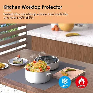 Великий силіконовий килимок KitchenRaku 60 x 80 см антипригарний нековзкий 1,2 мм без BPA synthetic.ua - Фото 1