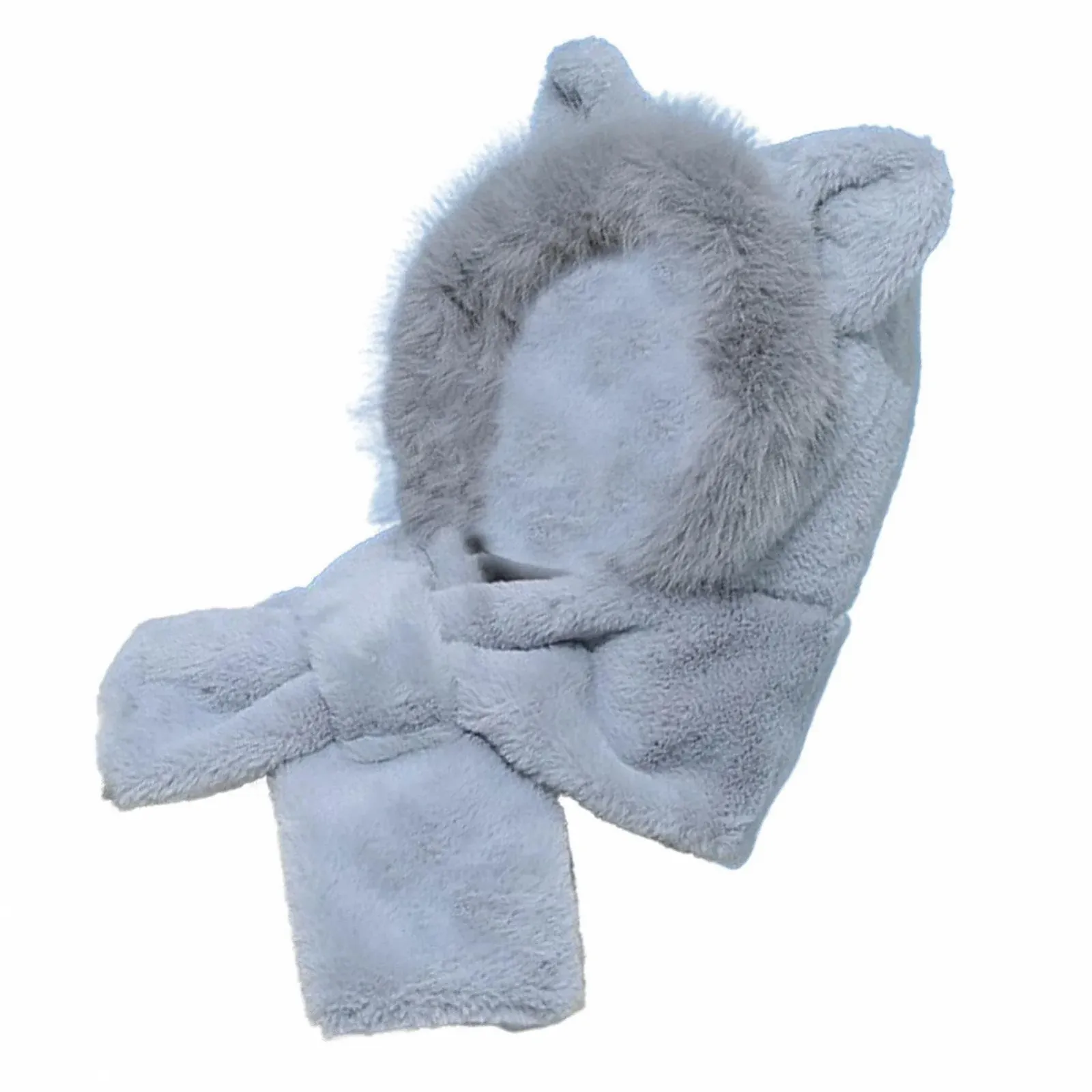 Шапка-шарф с капюшоном Зимняя, фото №6