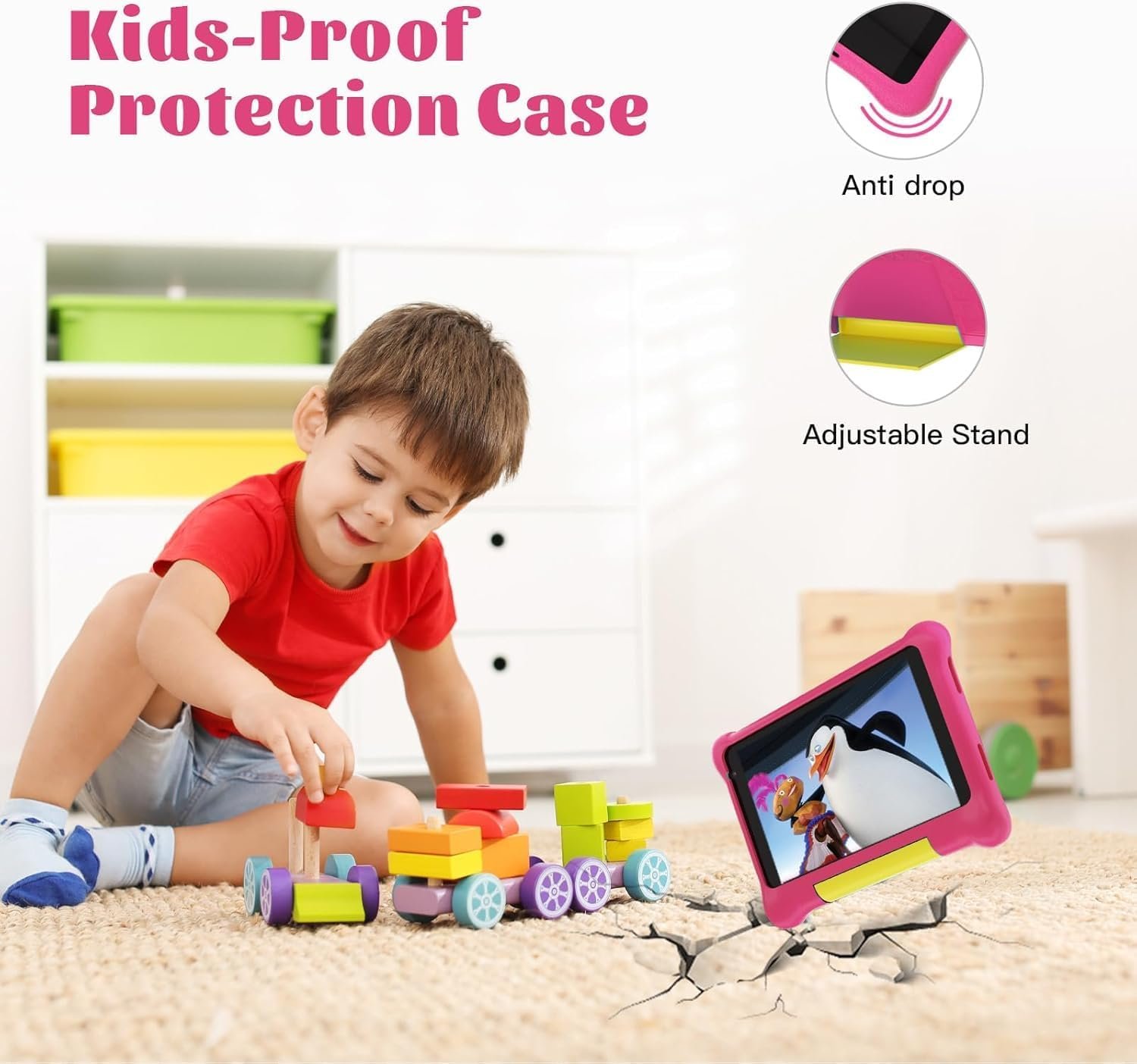 Планшет Freeski TK707 7" (2+3)/32 Гб 4 ядра Android 13 Чорний, фото №6