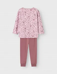 Піжама NAME IT Nmfnightset Mauve Flower Noos Штани synthetic.ua - Фото 1
