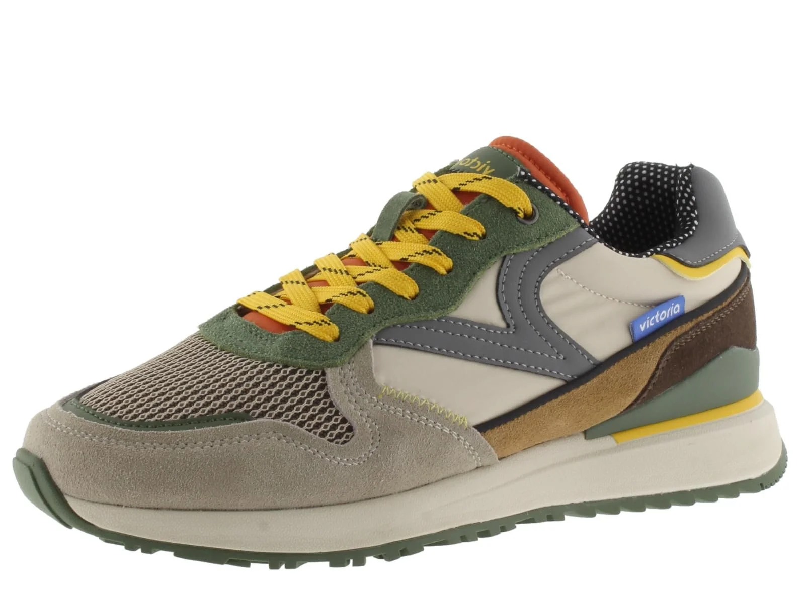 Кеди Victoria 1985 Leggera Нейлон, кольорові та розділені шкіряні частини, ретро логотип 8802111 для чоловіків, фото №1 Кеди Victoria 1985 Leggera Нейлон, кольорові та розділені шкіряні частини, ретро логотип 8802111 для чоловіків, фото №1