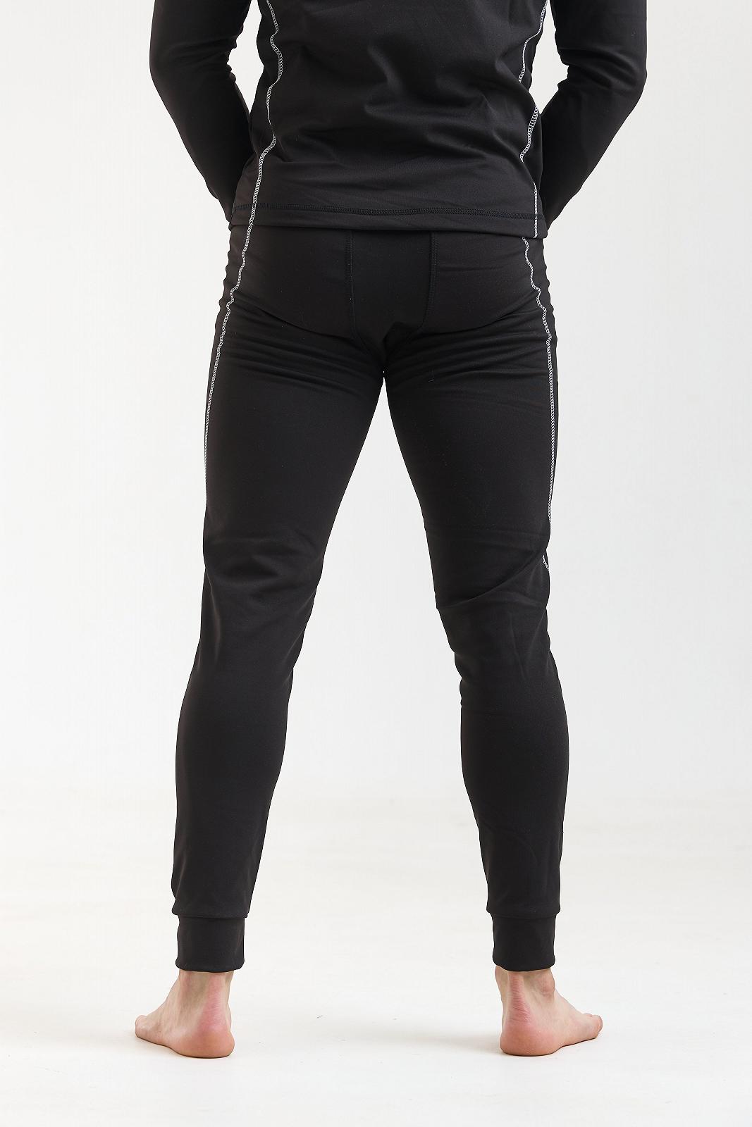 Термобілизна чоловіча Columbia чорний комлпект зимовий на флісі Коламбія, фото №7