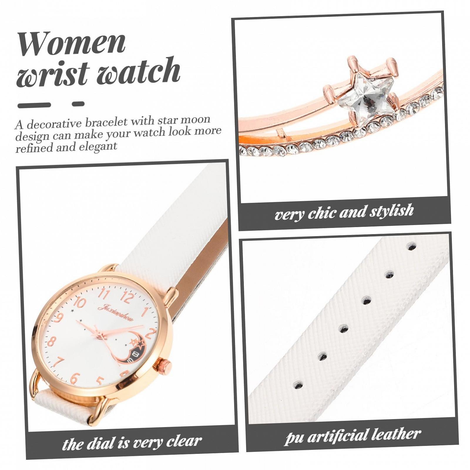 Женские часы Healvian Мотив луны и звезды, фото №8 Женские часы Healvian Мотив луны и звезды, фото №8