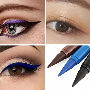 Підводка Black Pen Gel Blue Waterproofs Fast Antis Coloured Shiny Eyeliner/Drying Makeup Black Stain Brown 2 мл Eyeliner Liquid (Blue,) ціна на synthetic.ua - Фото 1 Підводка Black Pen Gel Blue Waterproofs Fast Antis Coloured Shiny Eyeliner/Drying Makeup Black Stain Brown 2 мл Eyeliner Liquid (Blue,) synthetic.ua - Фото 1