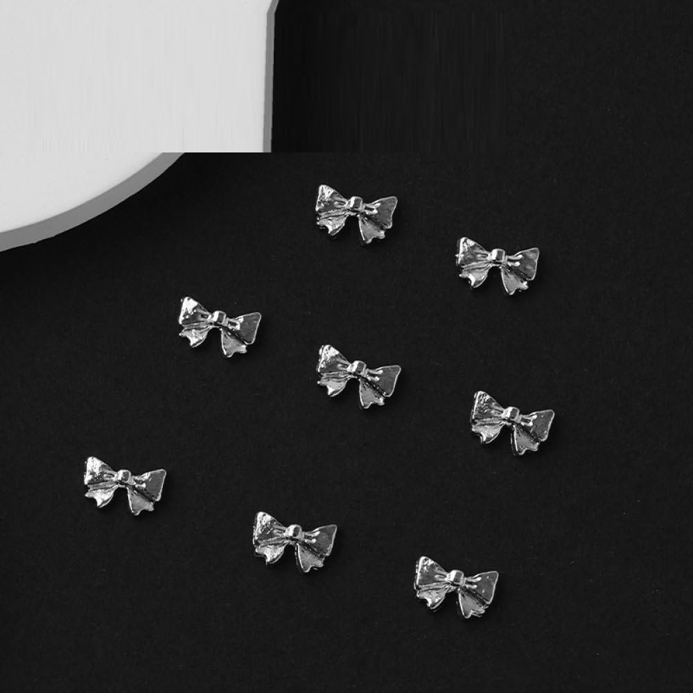 Прикраси для нігтів qbodp, 100 шт, банти, 4,3 мм x 6,7 мм, фото №1