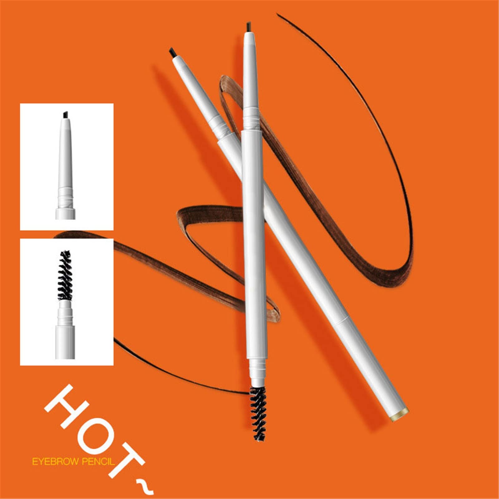 Гель для укладки бровей Водостойкий карандаш для бровей Ультратонкая механическая ручка для рисования и заполнения тонких бровей Веганская (черный, один размер), фото №4 Гель для укладки бровей Водостойкий карандаш для бровей Ультратонкая механическая ручка для рисования и заполнения тонких бровей Веганская (черный, один размер), фото №4