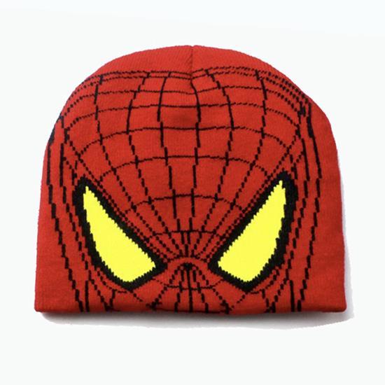 Шапка и перчатки Человек Паук OLOEY набор акрил красный, фото №7