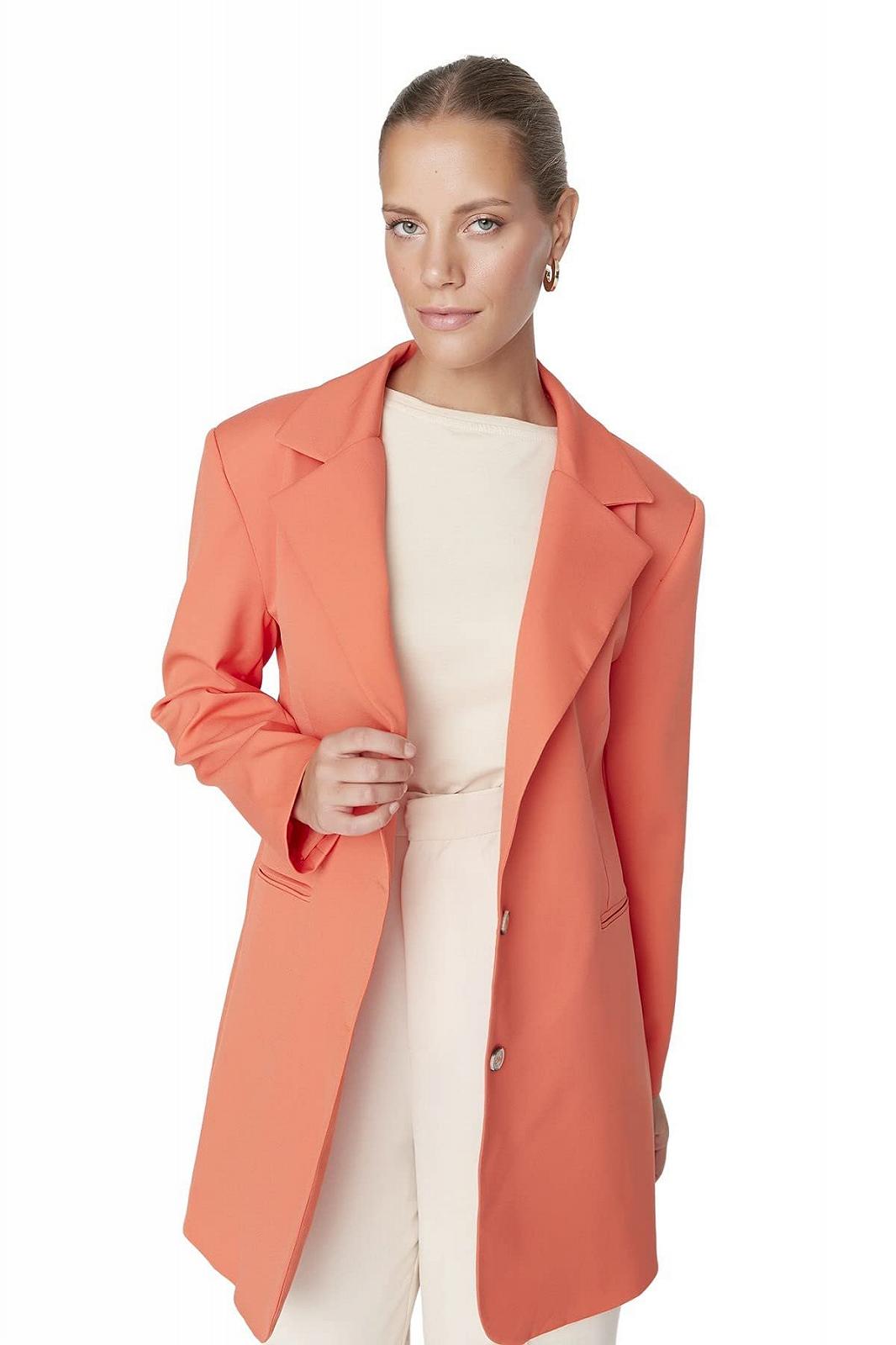 Жакет TRENDYOL Звичайний Однотонний, фото №1