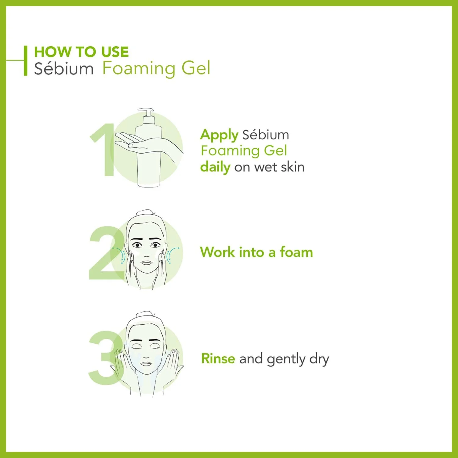 Гель для умывания Bioderma Sebium Purifying Cleansing Foaming 500 мл, фото №3