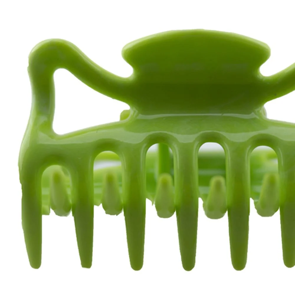 Заколка для волосся WeLoveBeads 6 см, яблучно-зелений, 2 шт, фото №2