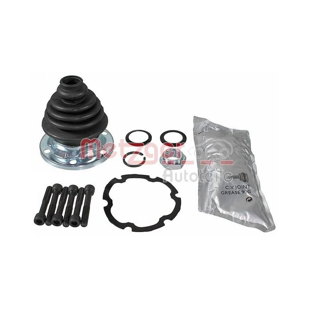 Комплект пильовика приводного вала METZGER 751.031 для VAG, задня вісь, фото №1