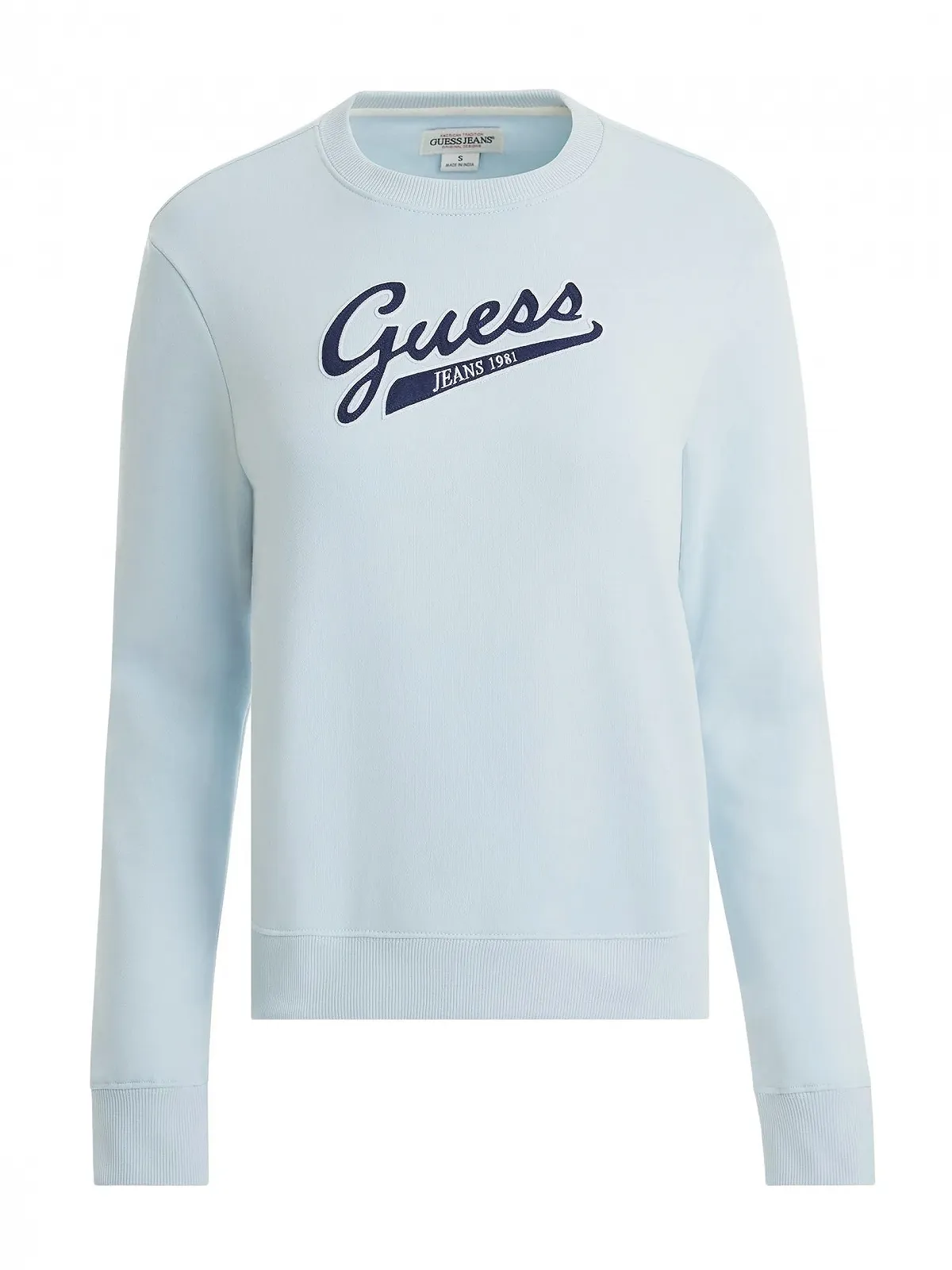 Світшот Guess Reg Logo EMB Sweat Langarm Бірюзовий Azure Lagune S, фото №5 Світшот Guess Reg Logo EMB Sweat Langarm Бірюзовий Azure Lagune S, фото №5