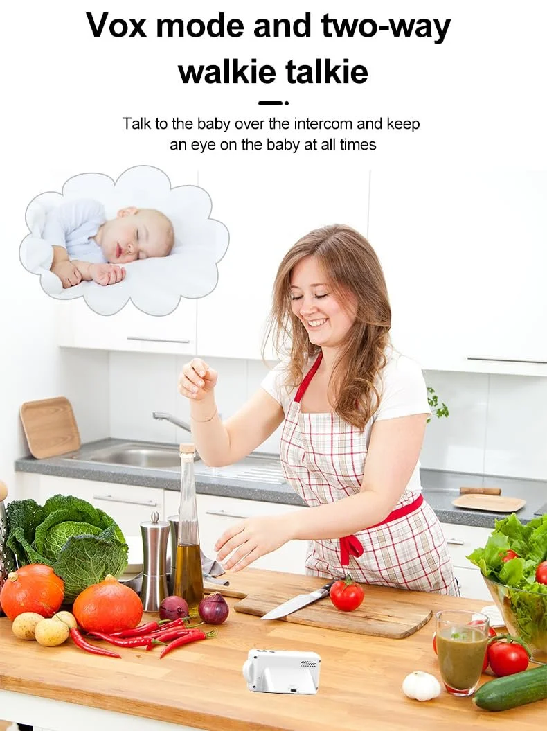 Видеоняня Winnes 2.8 дюймов VOX Night Vision 6 Lullabies, фото №2 Видеоняня Winnes 2.8 дюймов VOX Night Vision 6 Lullabies, фото №2