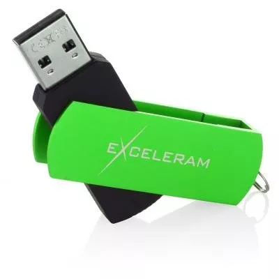 USB флеш-накопитель Exceleram 32GB P2 Series Green/Black USB 2.0 EXP2U2GRB32, фото №7