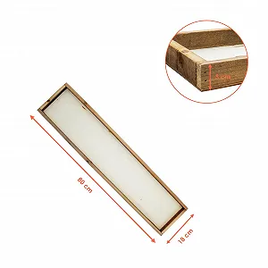 Дерев'яний декоративний піднос Прямокутний для свічок з сільським краєм ціна на synthetic.ua - Фото 1 Дерев'яний декоративний піднос Прямокутний для свічок з сільським краєм synthetic.ua - Фото 1