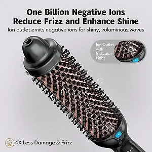 Термощітка Farery 38 mm Ceramic Tourmaline Ion 9 температурних режимів цифрова подвійна напруга synthetic.ua - Фото 1