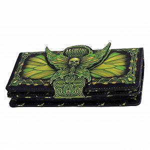 Кошелек Nemesis Now Absinthe La Fee Verte Рельефный 18.5 см Зеленый synthetic.ua - Фото 1