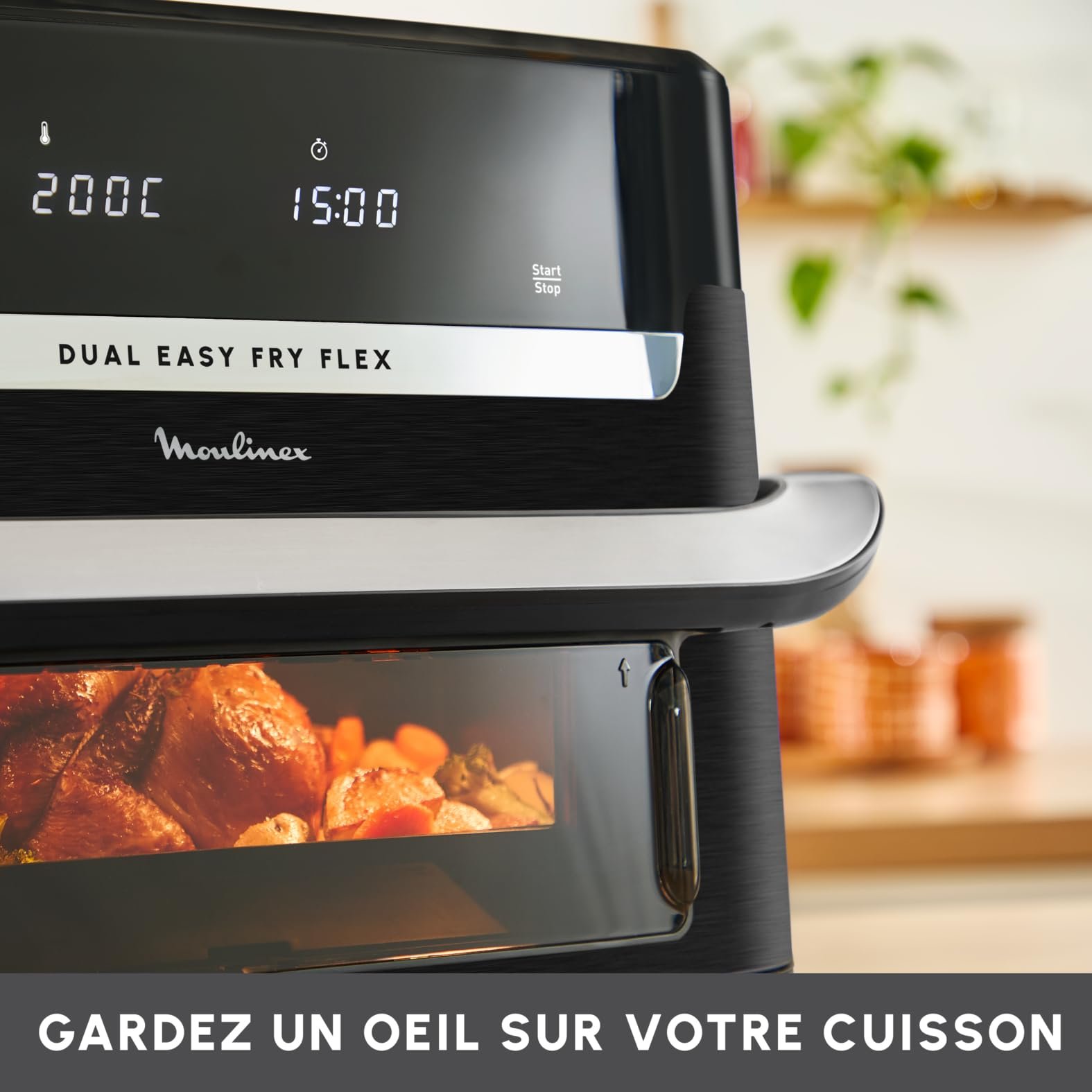 Мультипіч Moulinex Dual Easy Fry Flex EZ9228F0 9 л 7 програм Black, фото №7 Мультипіч Moulinex Dual Easy Fry Flex EZ9228F0 9 л 7 програм Black, фото №7