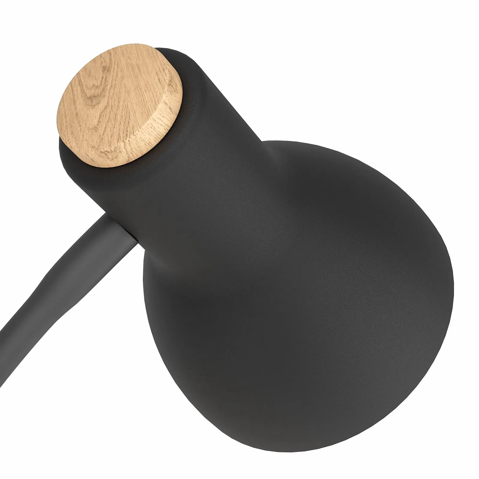 Настольная лампа EGLO Veradal Скандинавский стиль Металл Пластик E27 Черная Коричневое дерево, фото №6