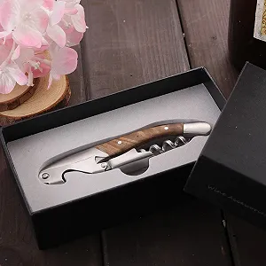 Штопор Офіціанта Smaier Premium з Ручкою з Рожевого Дерева, Ніж для Фольги ціна на synthetic.ua - Фото 1 Штопор Офіціанта Smaier Premium з Ручкою з Рожевого Дерева, Ніж для Фольги synthetic.ua - Фото 1