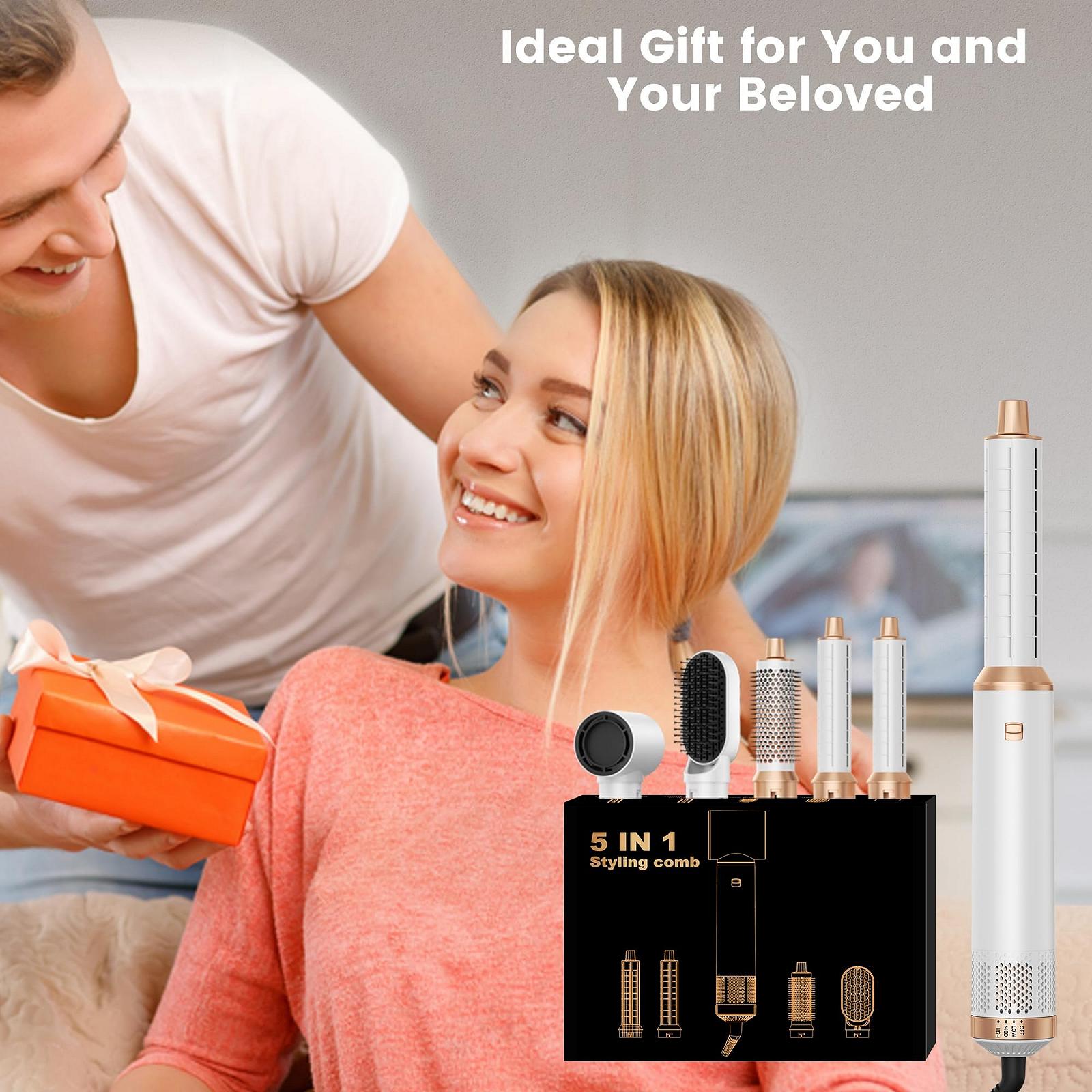 Стайлер Hairstyler 5-в-1 Мультистайлер із насадками для завивки та термощіткою, фото №9 Стайлер Hairstyler 5-в-1 Мультистайлер із насадками для завивки та термощіткою, фото №9