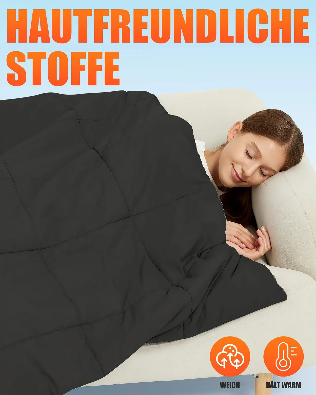 Електрична ковдра CYCYHEAT 7.4 V 20000 mAh з підігрівом для чоловіків та жінок, портативна з 8 зонами нагріву та 3 рівнями температури для дому та офісу, фото №2