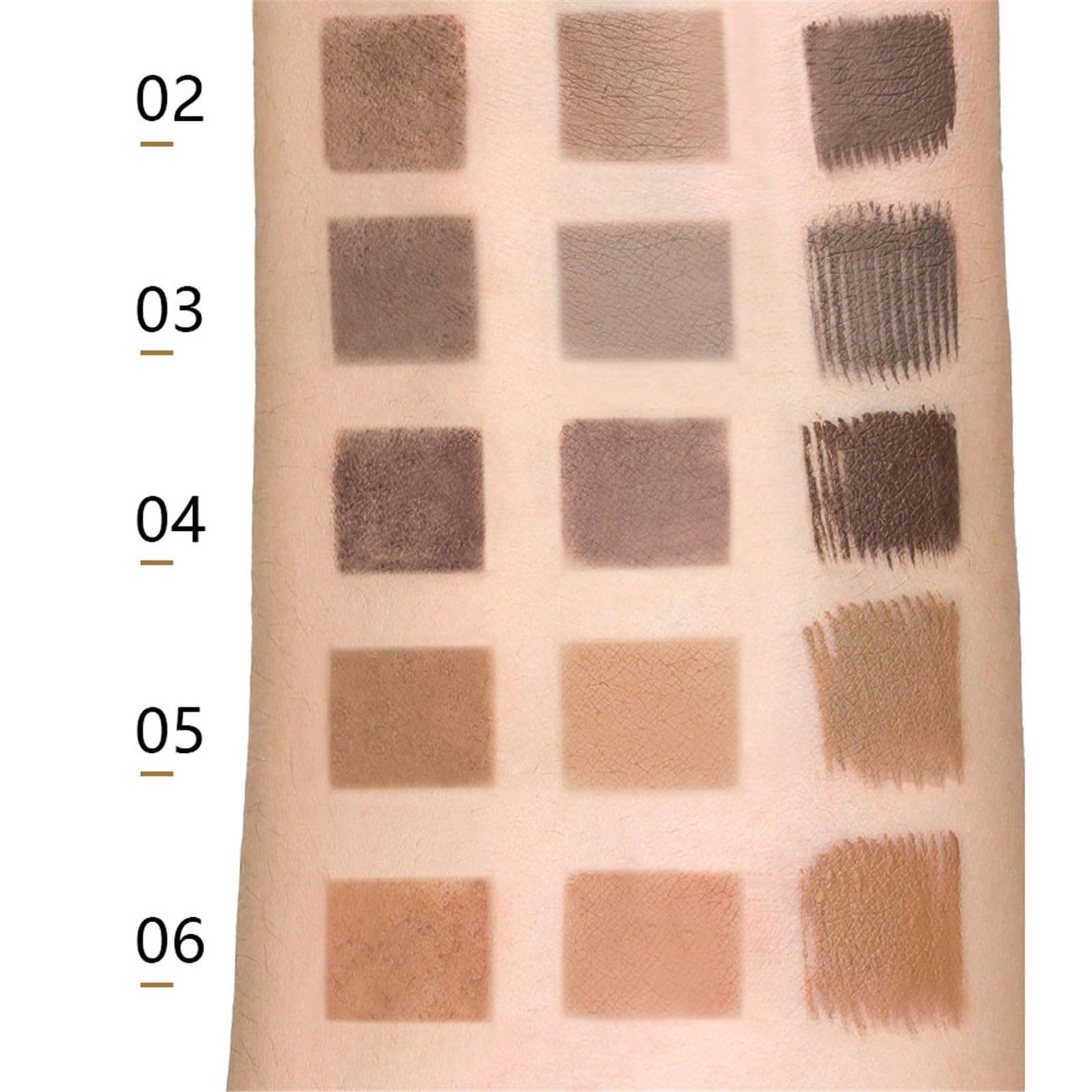 Олівець для брів Triangular Eyebrow Pencil 6-Colour A One Size, фото №2 Олівець для брів Triangular Eyebrow Pencil 6-Colour A One Size, фото №2