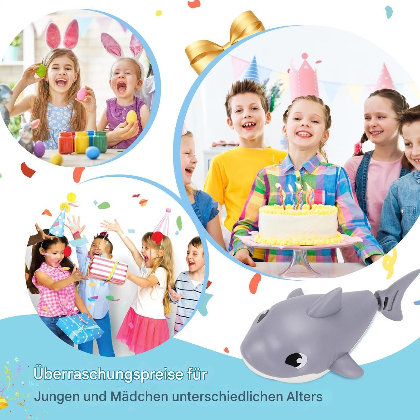 Игрушка для ванной Акула заводная для малышей, фото №7