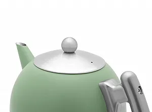 Чайник-заварник Bredemeijer Великий Зелений Колбоподібний З подвійними стінками з нержавіючої сталі 1.2 літра synthetic.ua - Фото 1