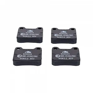 Комплект гальмівних колодок, дискове гальмо ATE 13.0460-4034.2 для MERCEDES-BENZ задня вісь - Фото 1